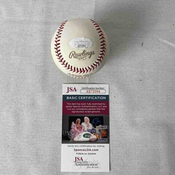 Jimmy Rollins signed autographed 2008 World Series Baseball Phillies JSA - Picture 3 of 3
